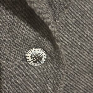 Free People Black and Gray Houndstooth Jacket